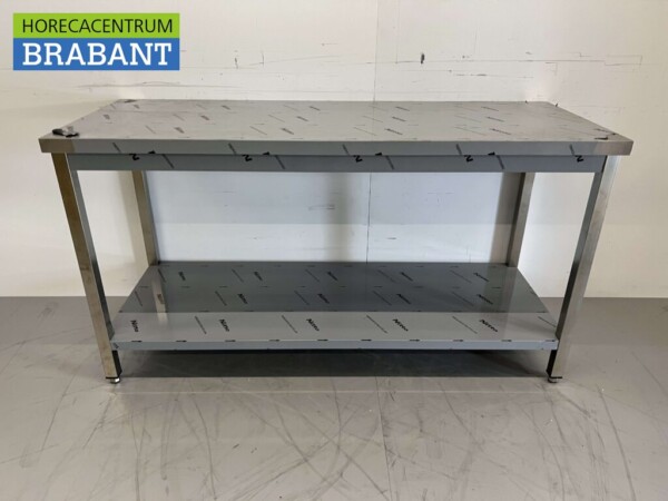 Edelstahl-Arbeitstisch Premium-line 160 x 60 x 85 cm Catering