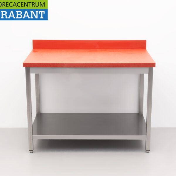 Edelstahl Polyethylen PE Schneidetisch Arbeitstisch Premium-line 120 cm Catering Metzgerei