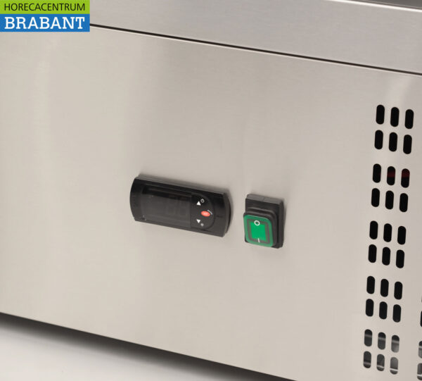 Edelstahl HCB Gekühlte Werkbank 2 Türen 90 cm 230V Horeca – Bild 6