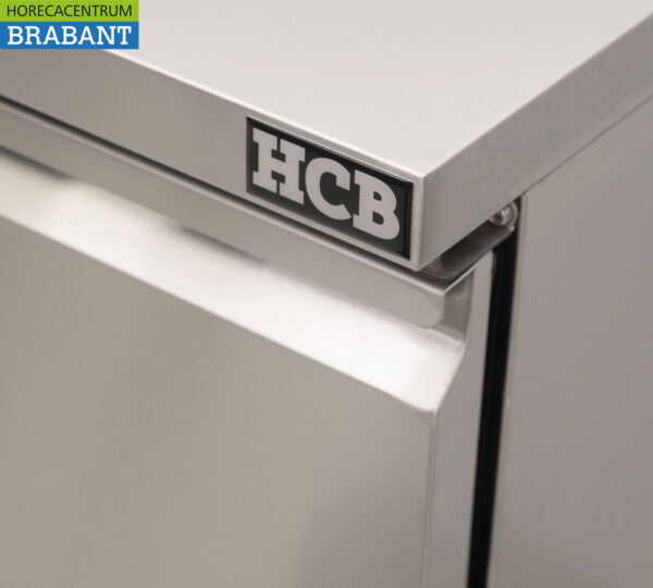 Edelstahl HCB Gekühlte Werkbank 2 Türen 90 cm 230V Horeca – Bild 7