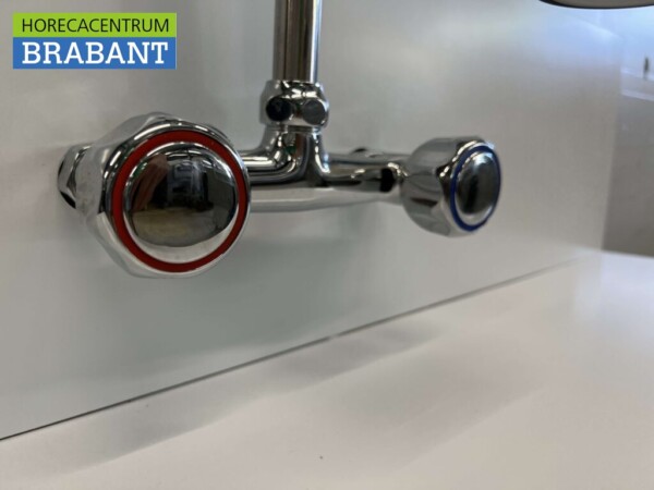 Monolith Vorspülbrause Spülarmatur mit Mischbatterie Doppelloch Horeca – Bild 3