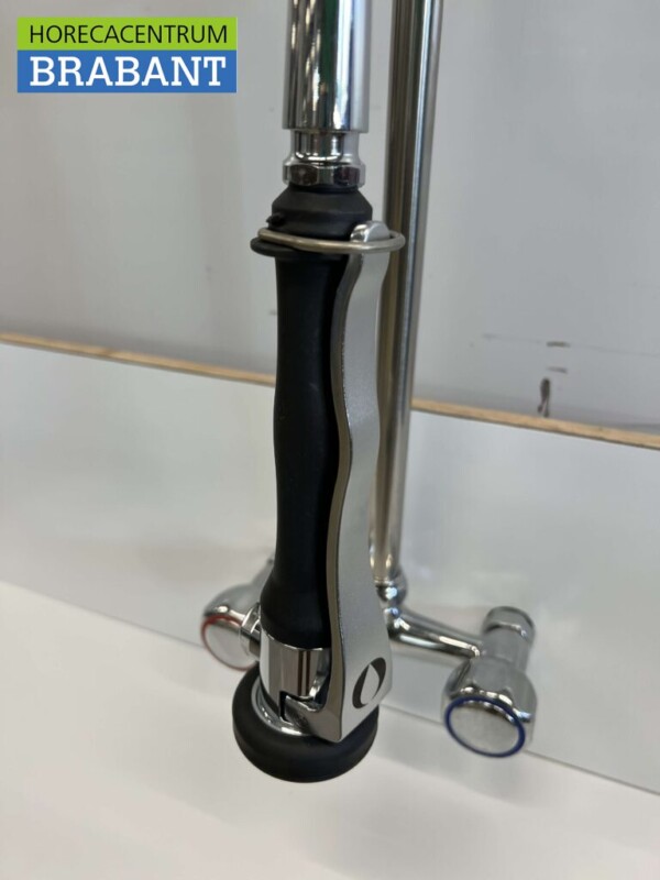 Monolith Vorspülbrause Spülarmatur mit Mischbatterie Doppelloch Horeca – Bild 4