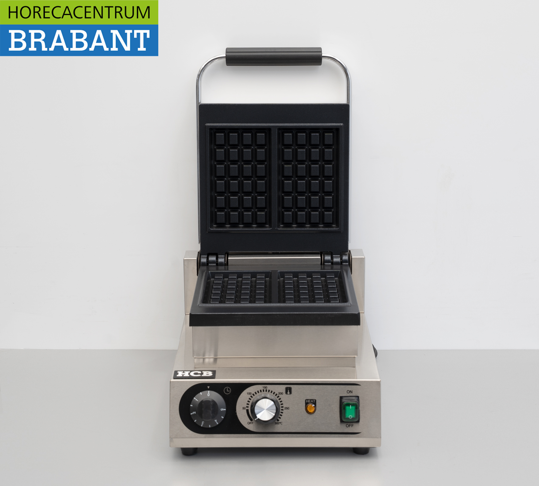 HCB Edelstahl Waffeleisen Lütticher Waffeln 230V Catering