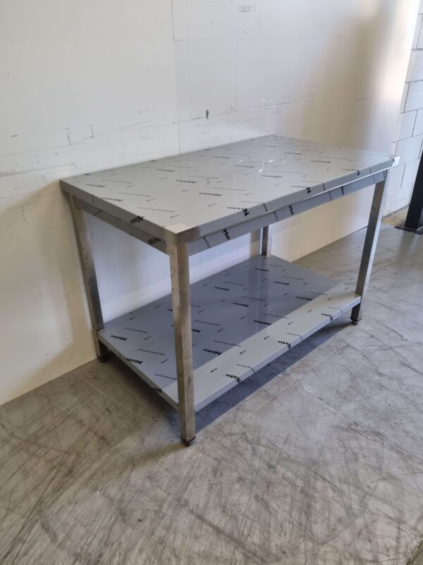Edelstahl Arbeitstisch Premium-line 120 x 70 x 85 cm Catering – Bild 3