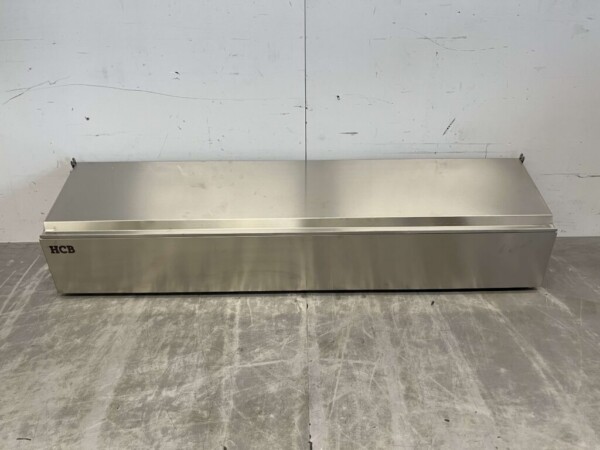 GN-Schalenhalter aus Edelstahl mit Deckel 6 x 1/6 Gastronorm GN 106 cm Horeca