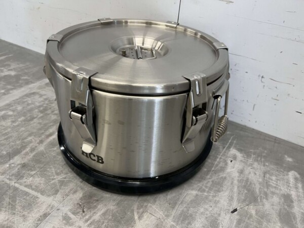 Edelstahl Isolierter tragbarer Behälter 10 Liter Catering – Bild 3