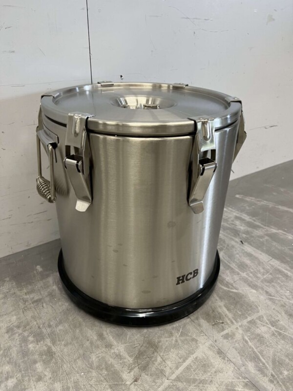 Edelstahl Isolierter tragbarer Behälter 20 Liter Catering – Bild 3