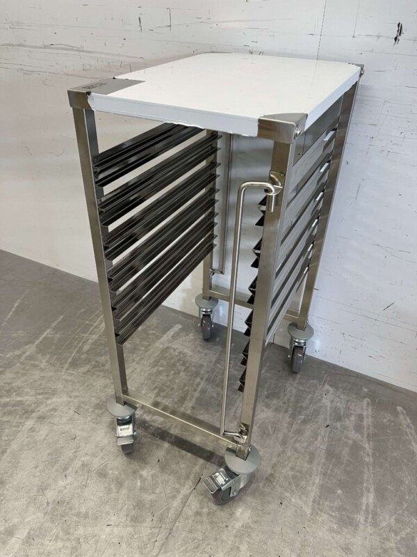 Edelstahl Trolley 6 x 1/1 GN gastronorm 95 cm Catering – Bild 2