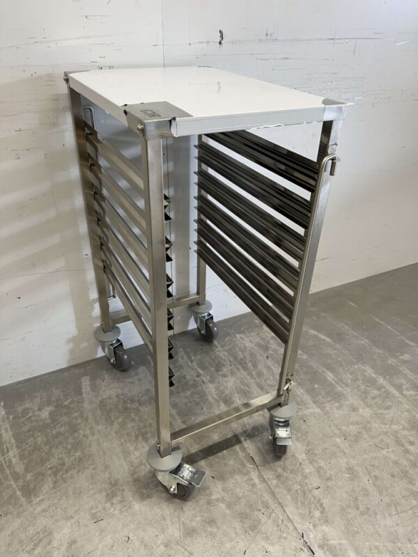 Edelstahl Trolley 6 x 1/1 GN gastronorm 95 cm Catering – Bild 3