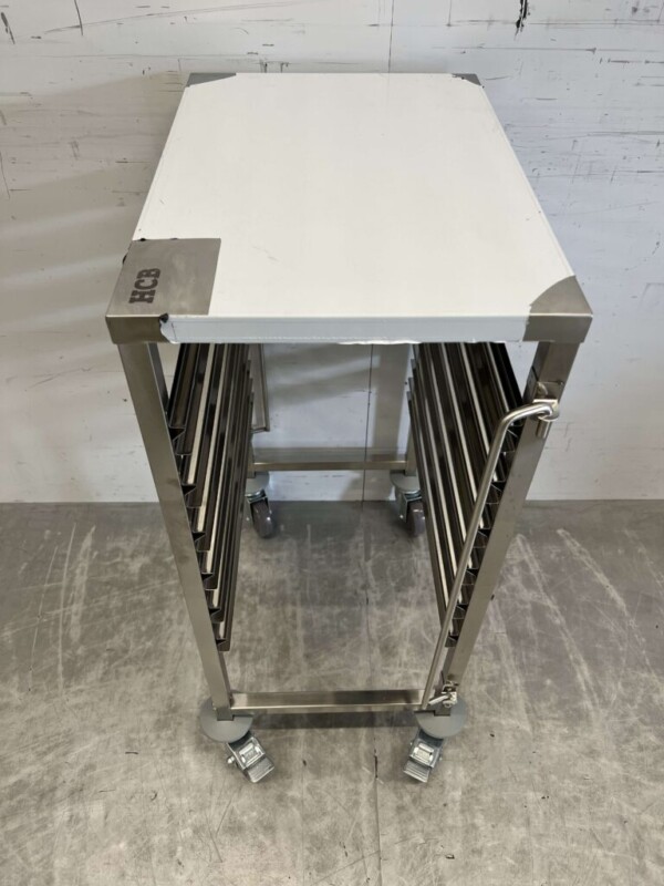 Edelstahl Trolley 6 x 1/1 GN gastronorm 95 cm Catering – Bild 4