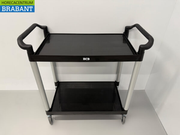 HCB Kunststoff Servierwagen 2 Etagen 102 cm Horeca