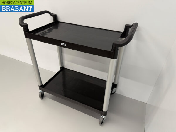 HCB Kunststoff Servierwagen 2 Etagen 102 cm Horeca – Bild 2
