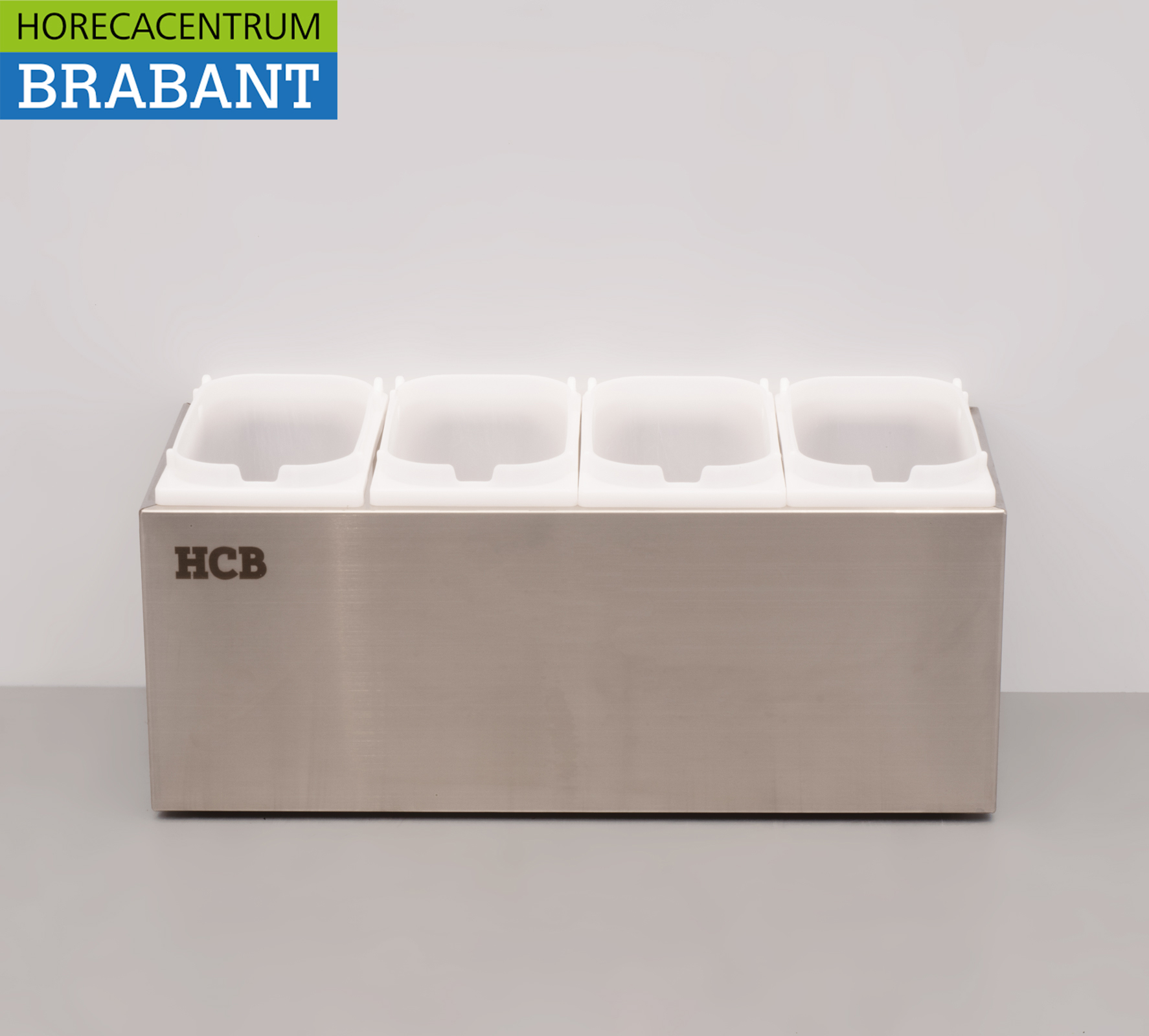 HCB Edelstahl Double Sauce Bar Sauce Pump Sauce Dispenser 4 x 2 Liter Horeca – Bild 4