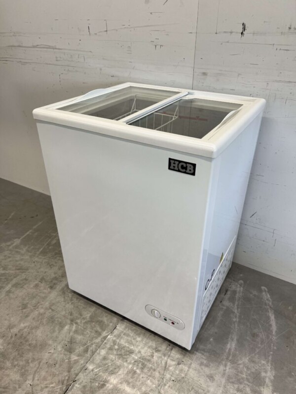 Tiefkühltruhe Ladengefrierschrank mit Glasschiebedeckel 97 Liter 230V Horeca – Bild 3