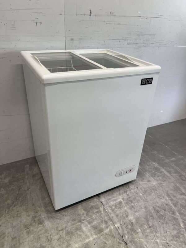 Tiefkühltruhe Ladengefrierschrank mit Glasschiebedeckel 97 Liter 230V Horeca – Bild 4