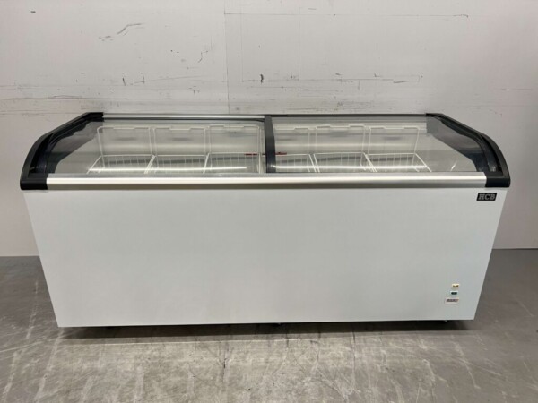 HCB Shop Gefrierschrank Gefrierschrank mit Glasschiebedeckel 545 Liter 230V Horeca