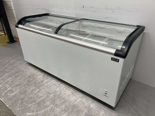 HCB Shop Gefrierschrank Gefrierschrank mit Glasschiebedeckel 545 Liter 230V Horeca – Bild 3