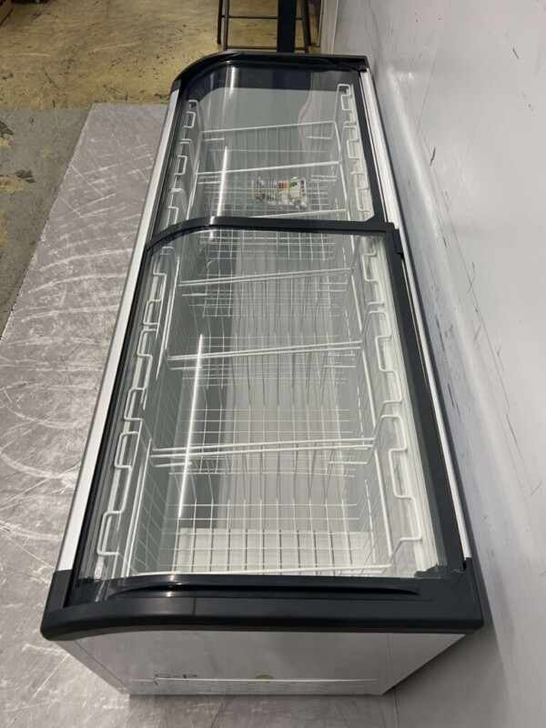 HCB Shop Gefrierschrank Gefrierschrank mit Glasschiebedeckel 545 Liter 230V Horeca – Bild 4