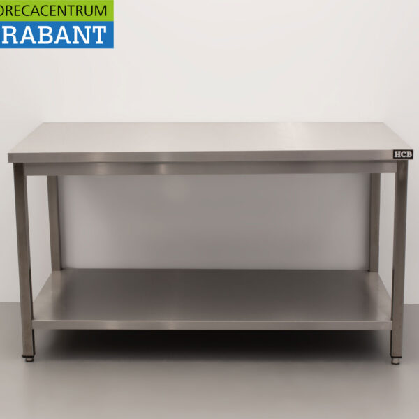 HCB Edelstahl Arbeitstisch Premium-line 150 x 70 x 85 cm Catering