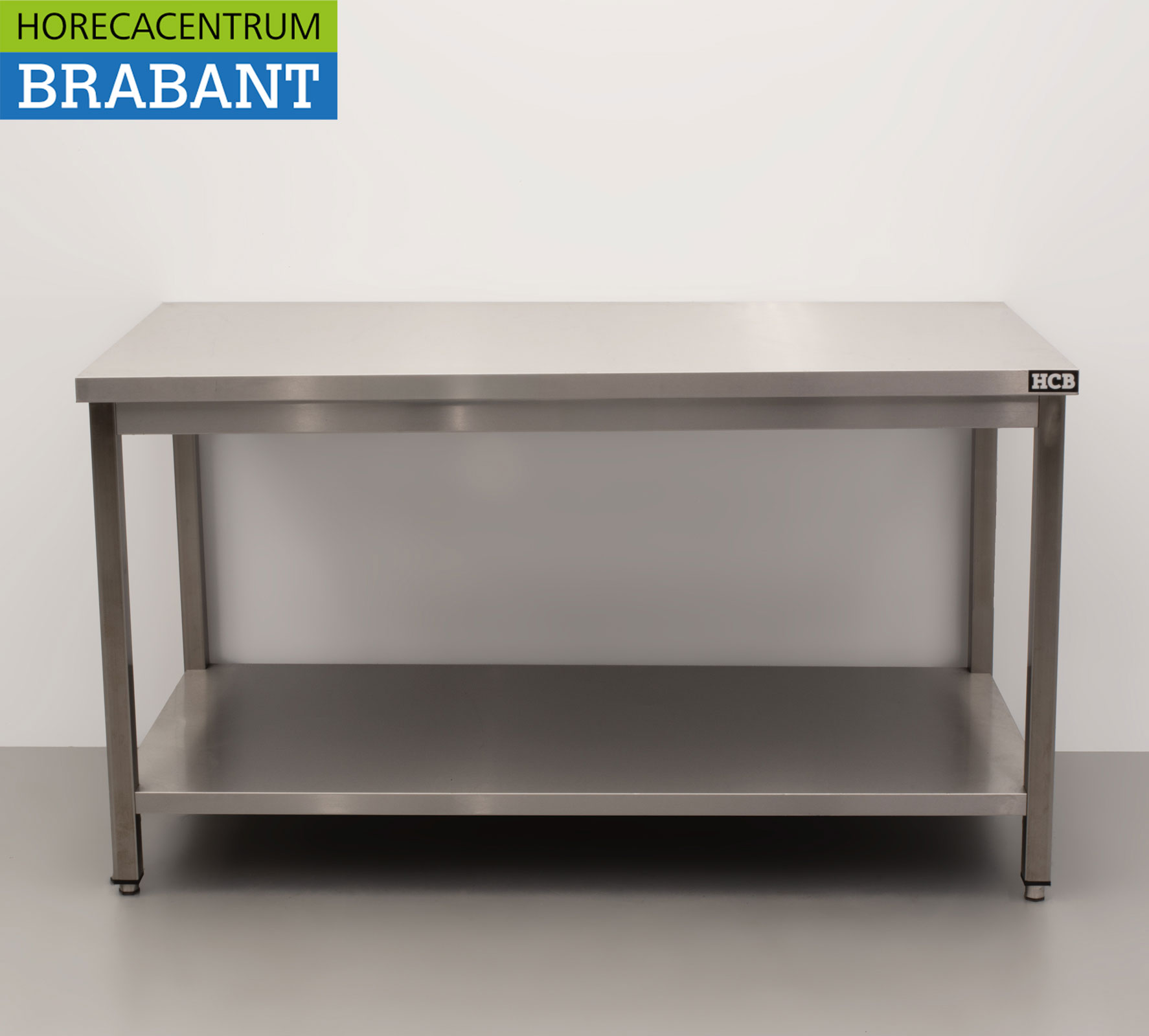 HCB Edelstahl Arbeitstisch Premium-line 150 x 70 x 85 cm Catering
