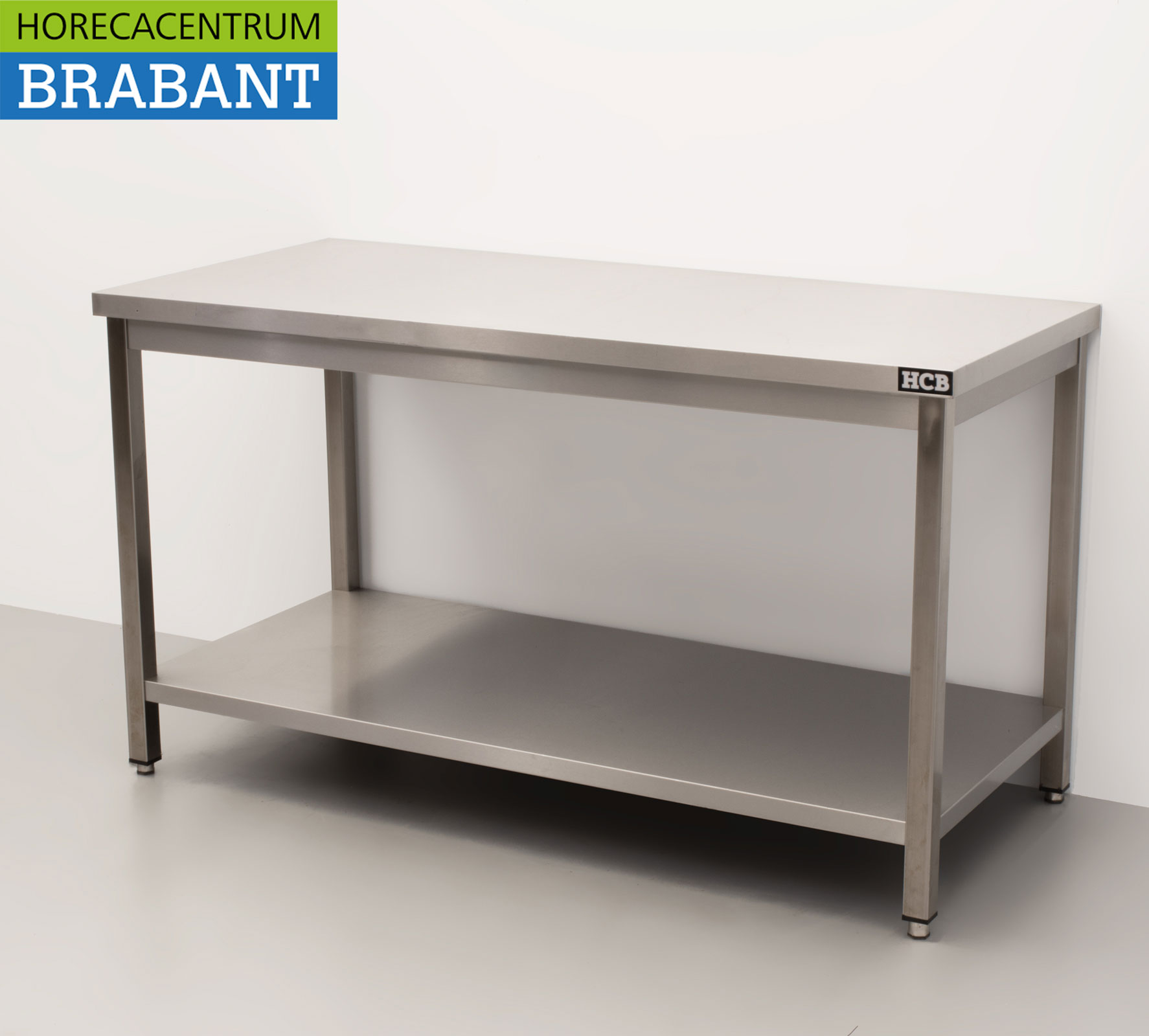 HCB Edelstahl Arbeitstisch Premium-line 150 x 70 x 85 cm Catering – Bild 2