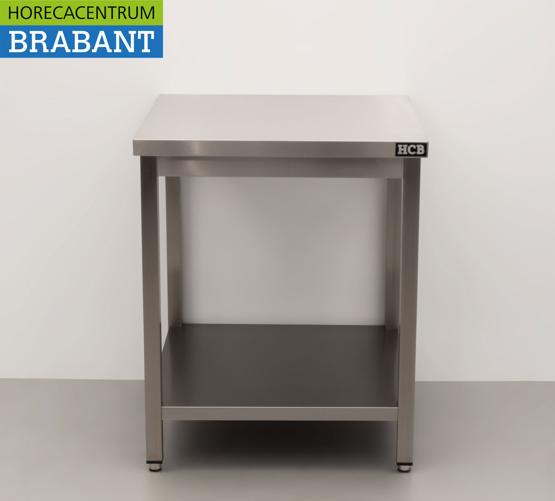 HCB Edelstahl Arbeitstisch Premium-line 70 x 70 x 85 cm Catering