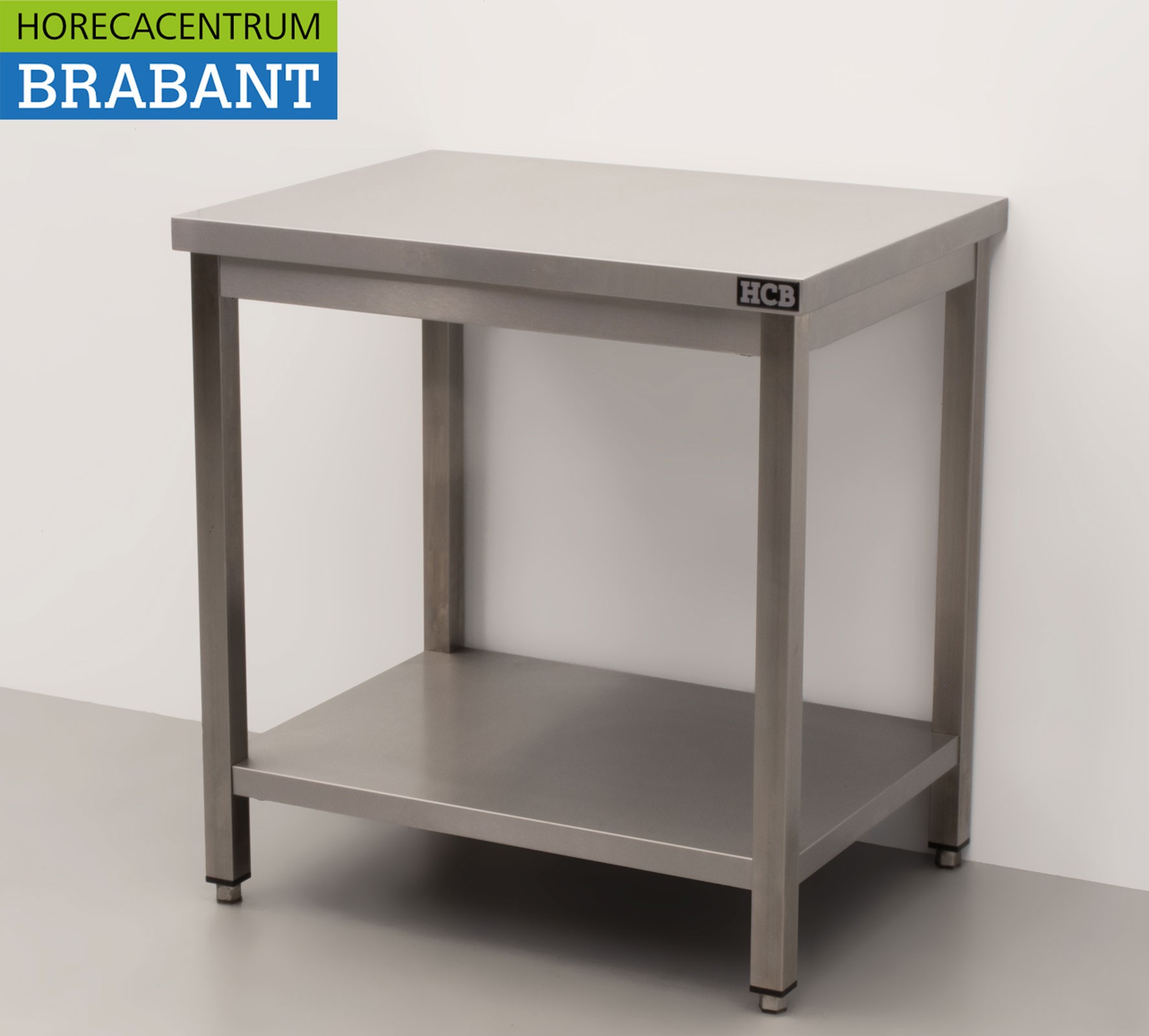 HCB Edelstahl Arbeitstisch Premium-line 80 x 60 x 85 cm Catering – Bild 2