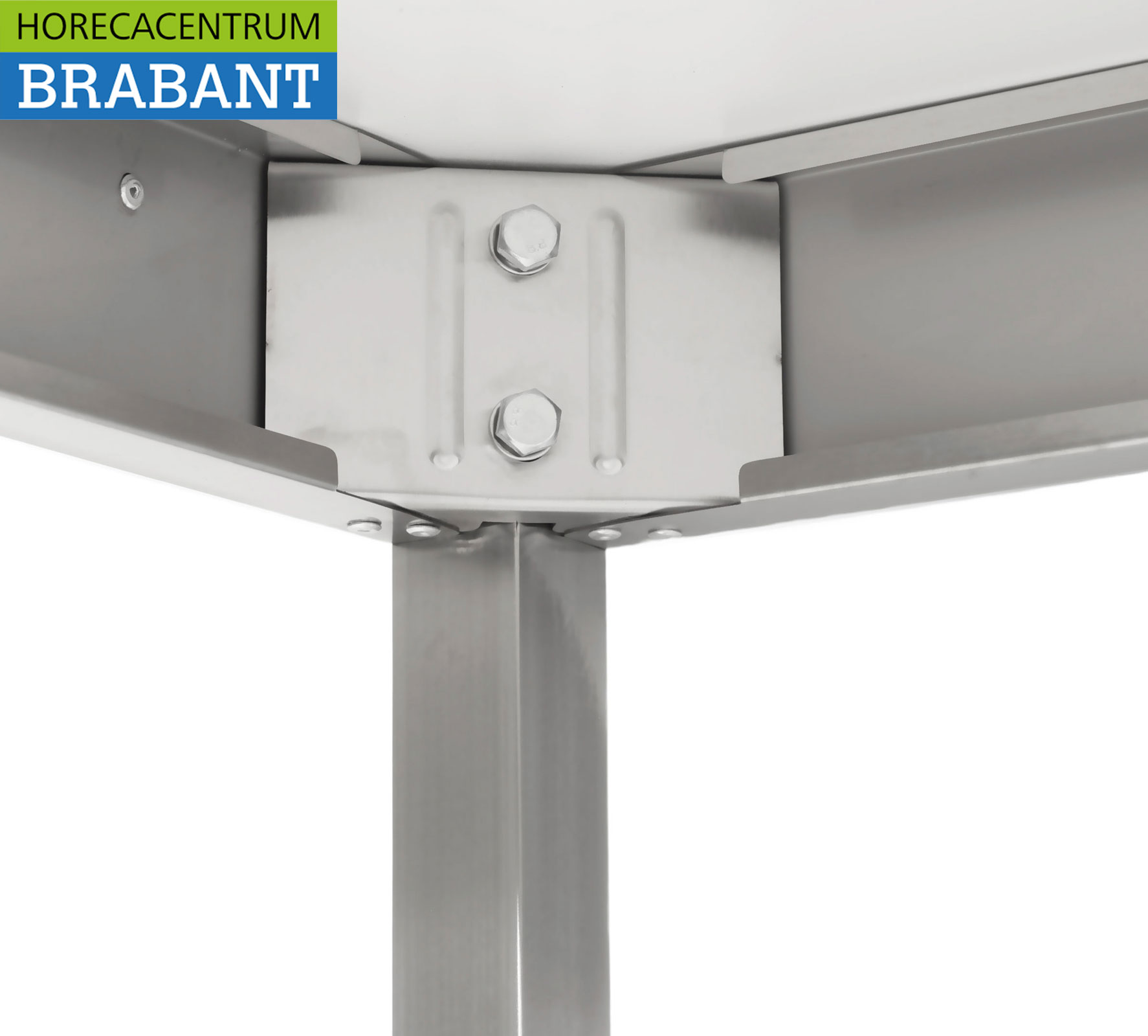 HCB Edelstahl Arbeitstisch Premium-line 80 x 60 x 85 cm Catering – Bild 4