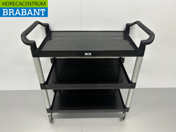 HCB Kunststoff Servierwagen 3 Etagen 102 cm Horeca