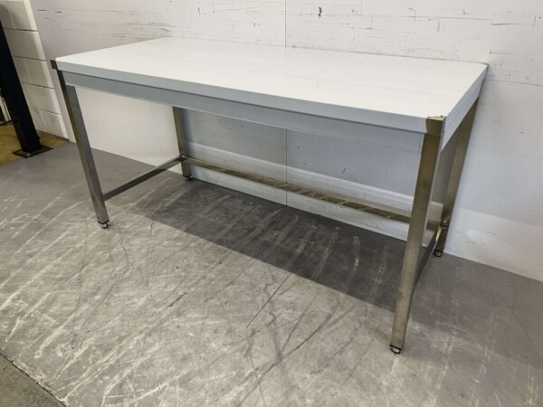 Edelstahl Arbeitstisch Basic-line 160 x 70 x 85 cm Catering – Bild 3