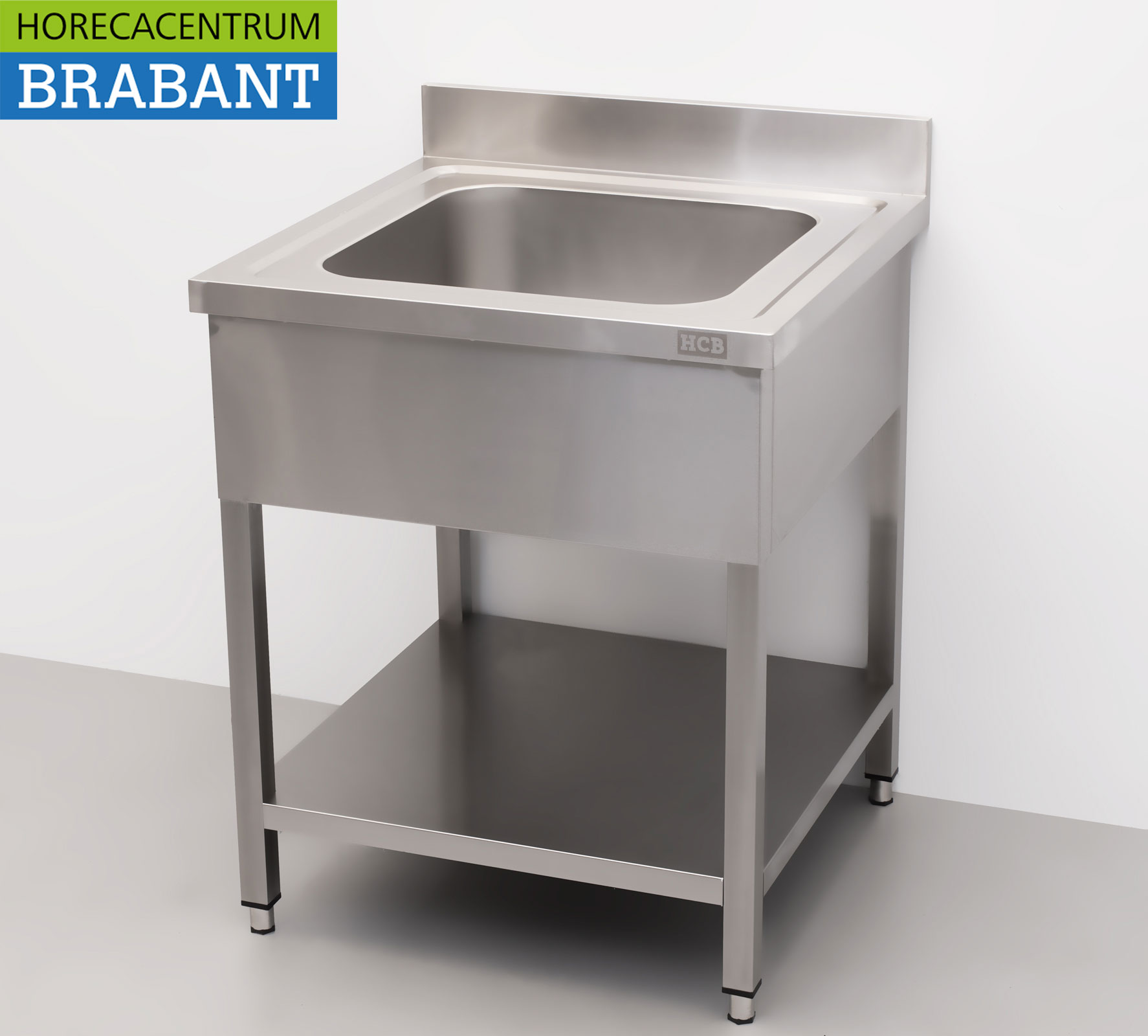 HCB Spülbecken aus Edelstahl 70 x 70 cm Horeca – Bild 2