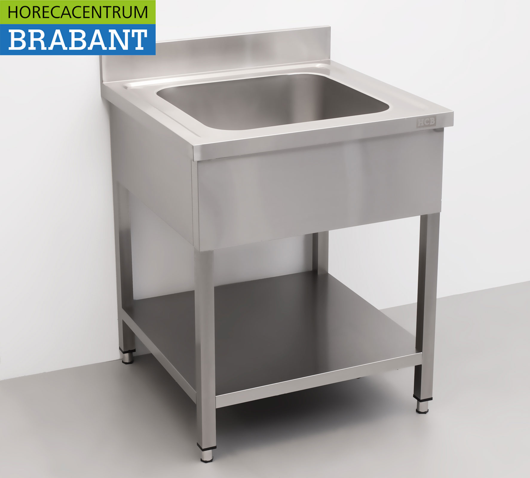 HCB Spülbecken aus Edelstahl 70 x 70 cm Horeca – Bild 3