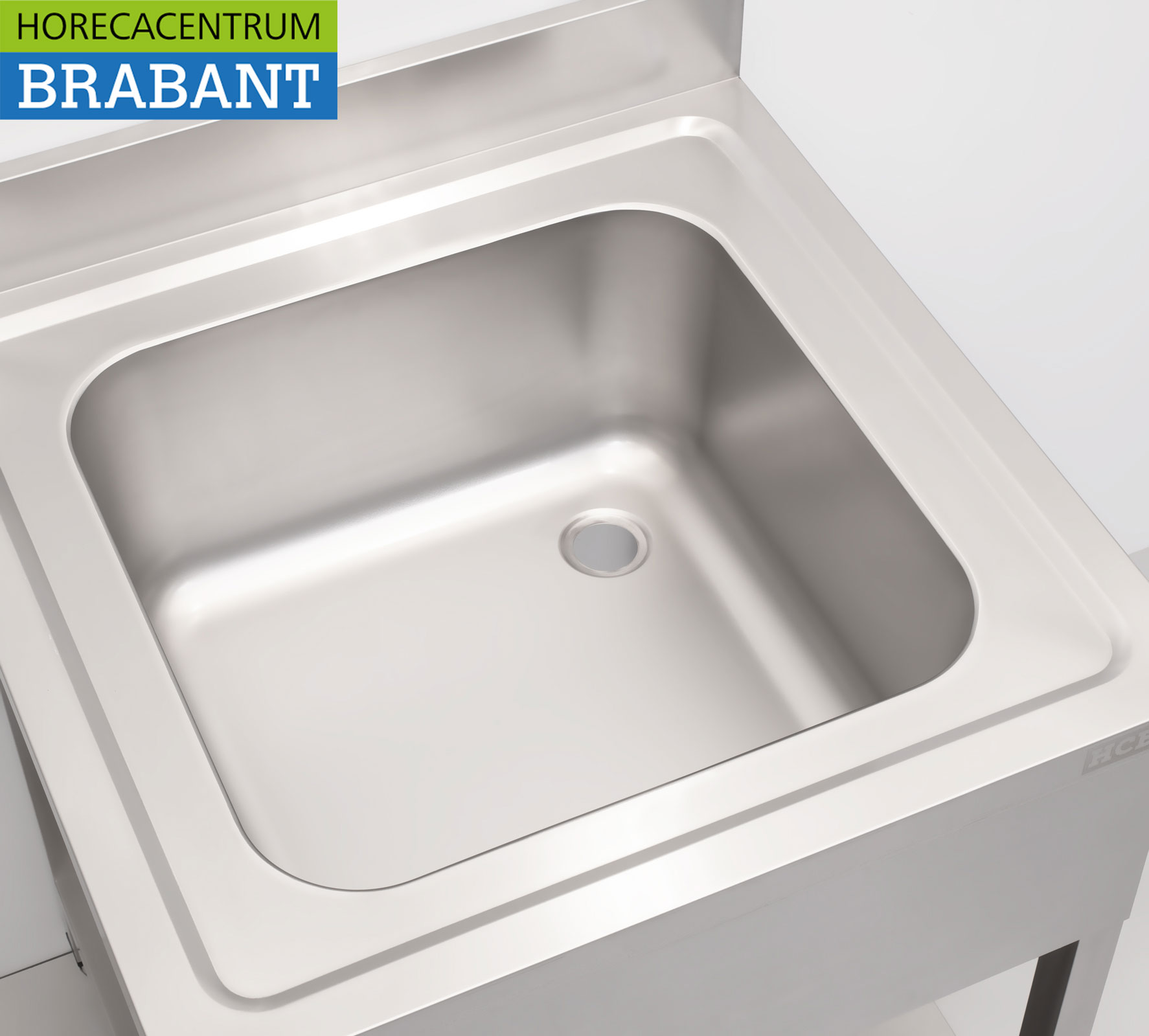 HCB Spülbecken aus Edelstahl 70 x 70 cm Horeca – Bild 4