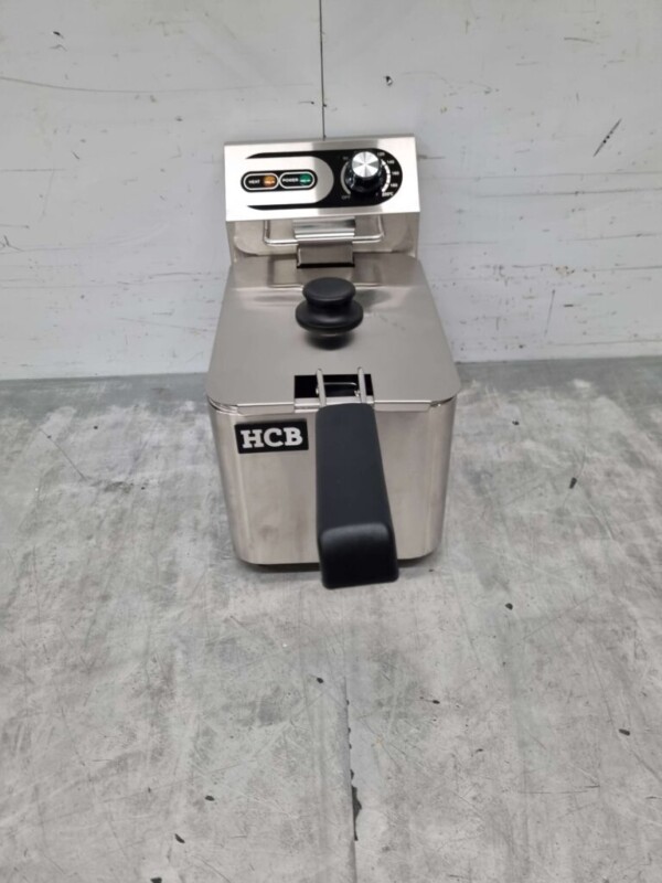 HCB Edelstahl Friteuse 4 Liter 230V Horeca
