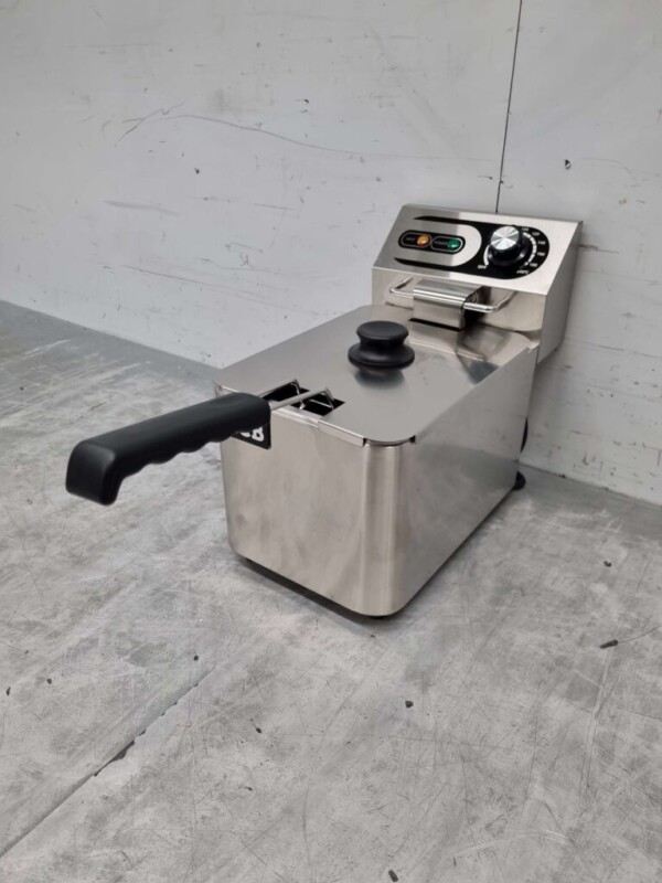 HCB Edelstahl Friteuse 4 Liter 230V Horeca – Bild 3