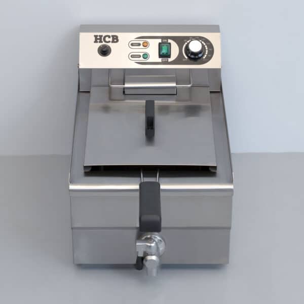 HCB Edelstahl-Fritteuse, 14 Liter, 230 V, Gastronomie