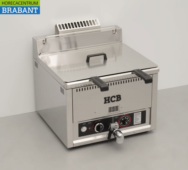 Edelstahl Friteuse Fritteuse 30 Liter PROPAAN Gas Horeca – Bild 3