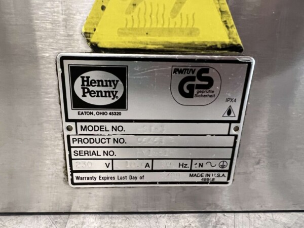 Edelstahl Henny Penny Heißvitrine Heißvitrine 110 cm 230V Horeca – Bild 9