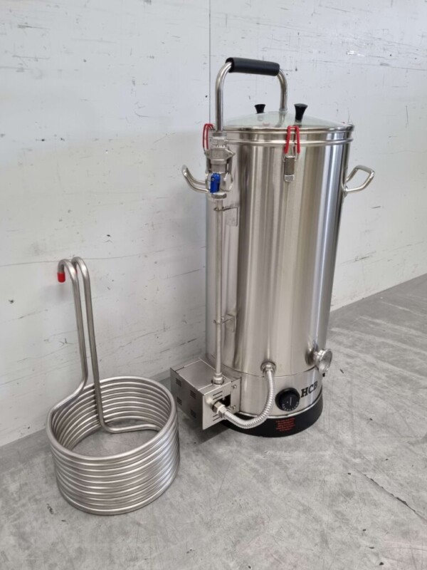 Edelstahl All-in-One-Brauanlage Doppelwandiger Bierbereiter 29 Liter Komplettset 230V Horeca – Bild 3