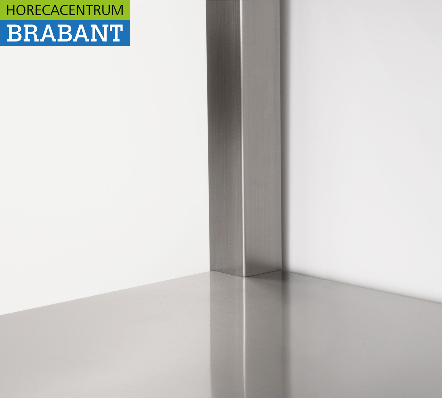 HCB Mobiler Arbeitstisch auf Rädern aus Edelstahl 180 x 70 x 85 cm Catering – Bild 6