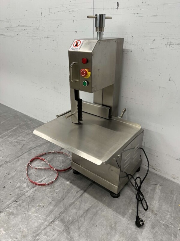 Edelstahl-Bandsäge Knochensäge Kipptisch 1650 mm 230V Metzgerei Catering – Bild 2