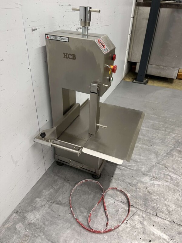 Edelstahl-Bandsäge Knochensäge Kipptisch 1650 mm 230V Metzgerei Catering – Bild 4