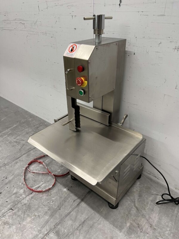 Edelstahl-Bandsäge Knochensäge Kipptisch 1650 mm 230V Metzgerei Catering – Bild 5