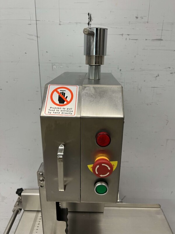 Edelstahl-Bandsäge Knochensäge Kipptisch 1650 mm 230V Metzgerei Catering – Bild 6