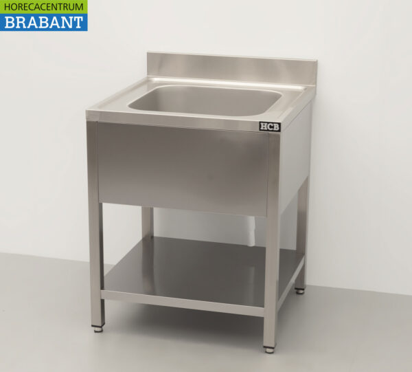 Edelstahlspüle Spüle Premium-line 70 x 70 cm Geschweißtes Modell Horeca – Bild 2