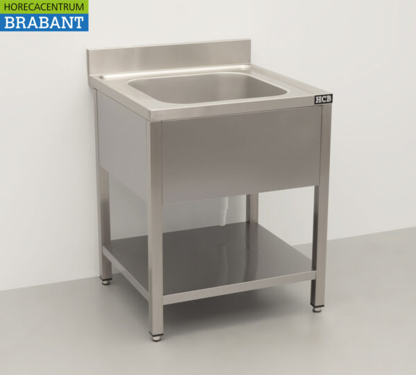 Edelstahlspüle Spüle Premium-line 70 x 70 cm Geschweißtes Modell Horeca – Bild 3