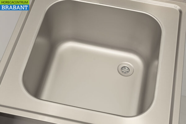 Edelstahlspüle Spüle Premium-line 70 x 70 cm Geschweißtes Modell Horeca – Bild 4
