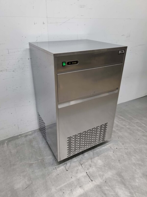 Edelstahl Eiswürfelmaschine Eiswürfelmaschine 100 kg p/d 230V Horeca – Bild 2