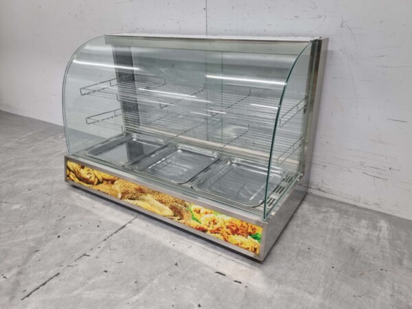 Wärmeschrank aus Edelstahl 95 cm 230V Horeca – Bild 2