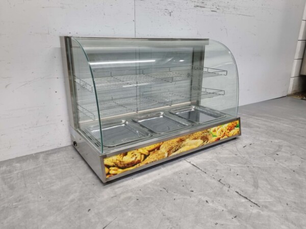 Wärmeschrank aus Edelstahl 95 cm 230V Horeca – Bild 3